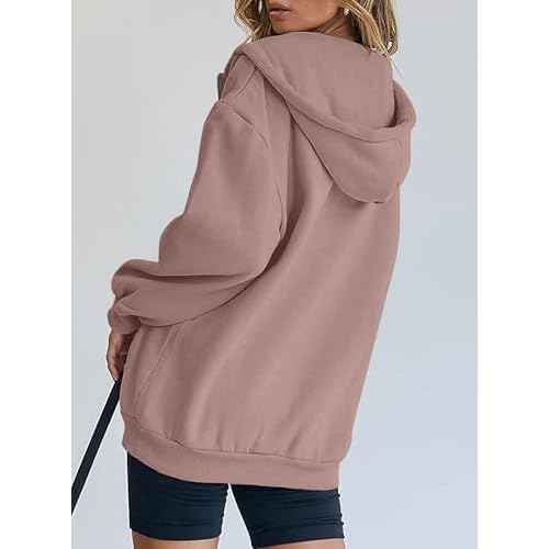 PRETTYGARDEN Women's 2025 Zip Up Y2K Hoodies Casual Long Sleeve Sweatshirts Fall Spring Track Jackets with Pockets