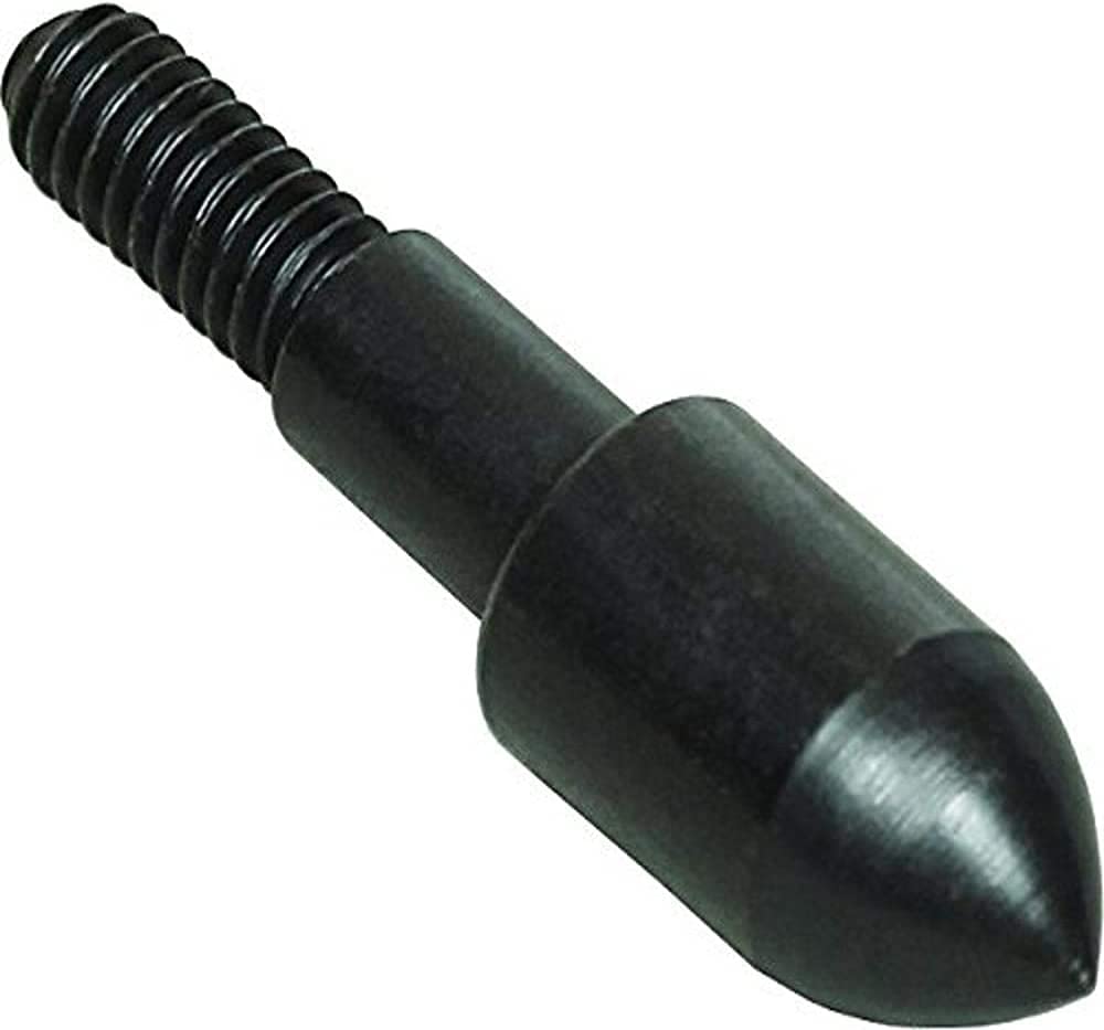 Allen Company Archery Bullet Points - Soft Arrow Tips for Target Practice - Screw-On Design - Reduces Wear and Tear on Targets - 5/16 Inch - 100 Grain -12-Pack - Black
