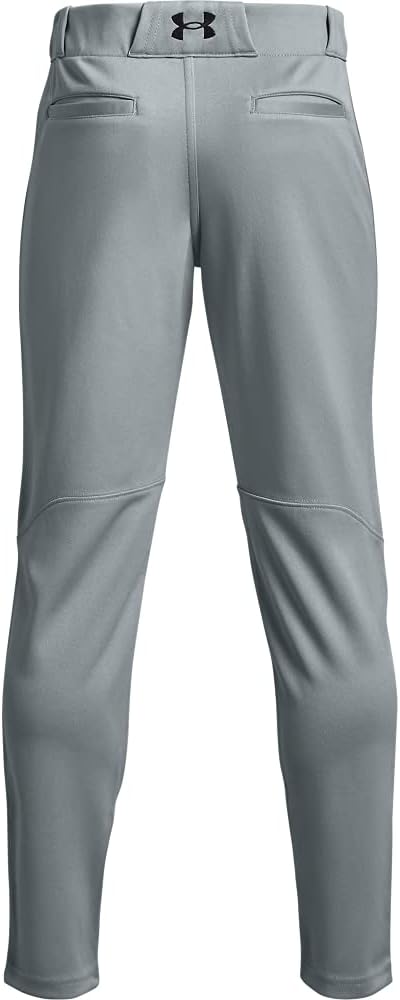 Under Armour Boys' Gameday Vanish 21 Baseball Pants - Gray/Black | Youth Medium Size