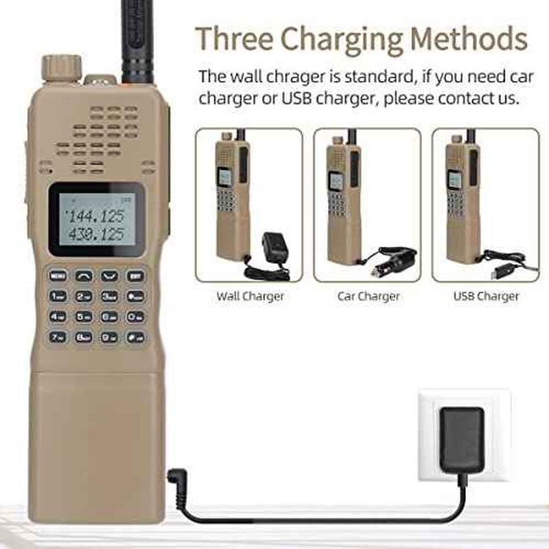 Ham Radio Baofeng AR-152 10W High Power Two Way Radio for Adults,Long Range 12000mAh Rechargeable walkie Talkie with Tactical Antenna and Programming Cable Full Set
