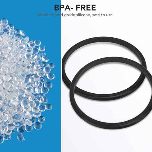 Rubber Seal Replacement Gasket for Yeti Lid, Leak-proof O Ring Replacement Compatible with YETI 30/32 oz Tumbler, 14 oz Mug and 35/42 oz Straw Mug, 4 Packs