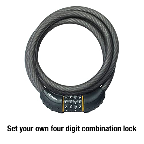 Master Lock Cable Lock and ORIbox Bike Phone Mount