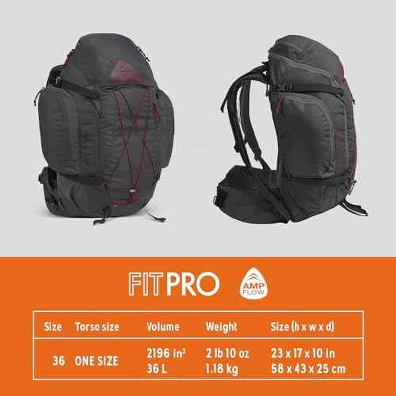 Kelty Redwing 36 Women¡¯s ? 36 Liter Internal Frame Backpack for Hiking, Backpacking, Travel, Carry-on Compatible, Hip Belt, Women Specific Fit, 2023 (Blackout)