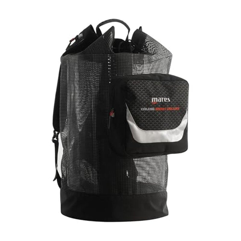 Mares Cruise Mesh Deluxe Backpack - Compact Lightweight Mesh Diving Gear Sports Bag w/Drainage Holes, 123.5 Liter Capacity