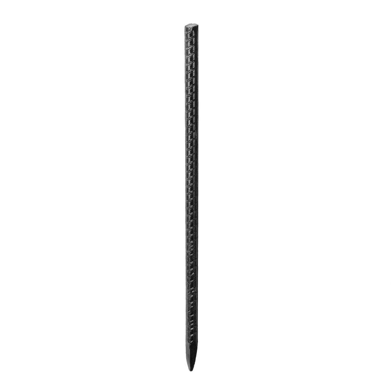 VEVOR Rebar Stakes, 24-Inch, Heavy-Duty 0.47 in Diameter, Straight Galvanized Steel Ground Anchors with Chisel Point End & Rust-Resistant Coating, for Gardening Support, Fence, Camping Tents (20-Pack)