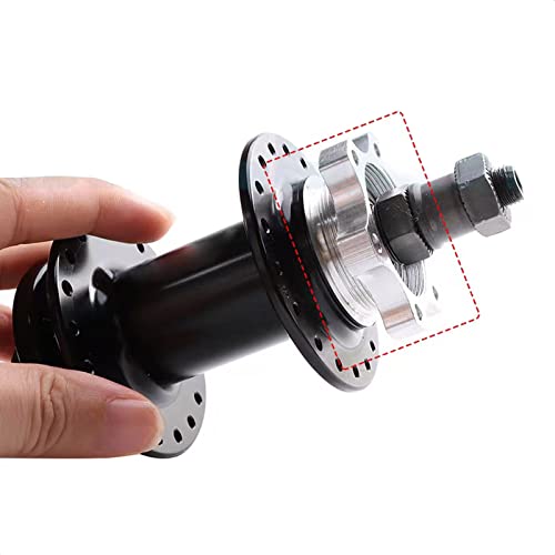 2 PCS 44MM Bike Freewheel Threaded Hubs Disk Disc Aluminium Alloy Brake Rotor 6 Bolt Bicycle Flange Adapter
