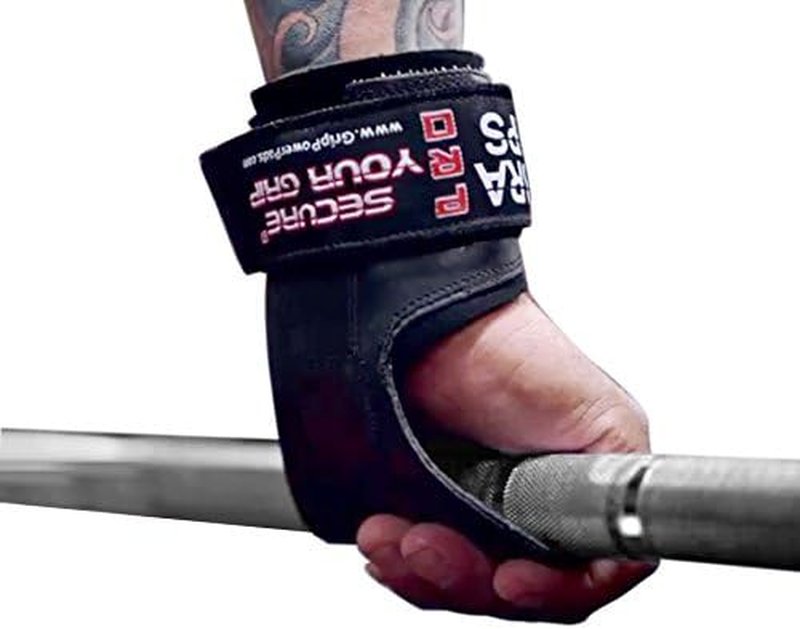 Cobra Grips Weight Lifting Gloves - Adjustable Neoprene Wrist Wraps for Deadlifts | Heavy Duty Support
