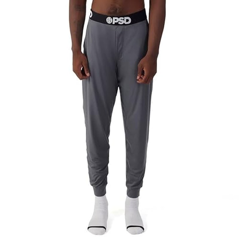 PSD Men's Lounge Pant - Soft Lightweight and Comfortable Tapered Leg Lounge Pant for Men