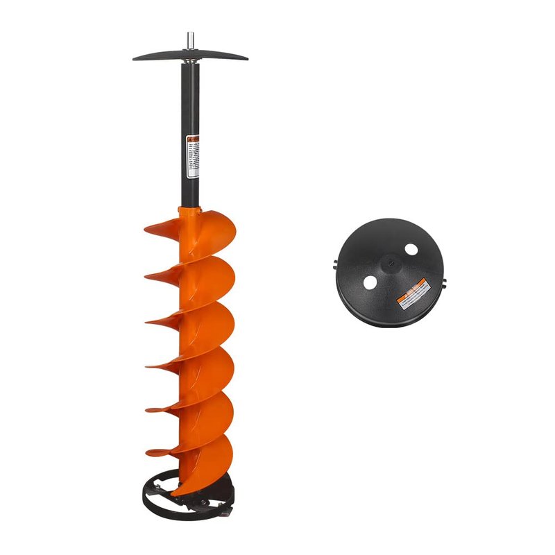 Nordic Legend Cordless Ice Drill - Lightweight Nylon Auger with Centering Blade & 8" Bit for Ice Fishing | Easy to Use