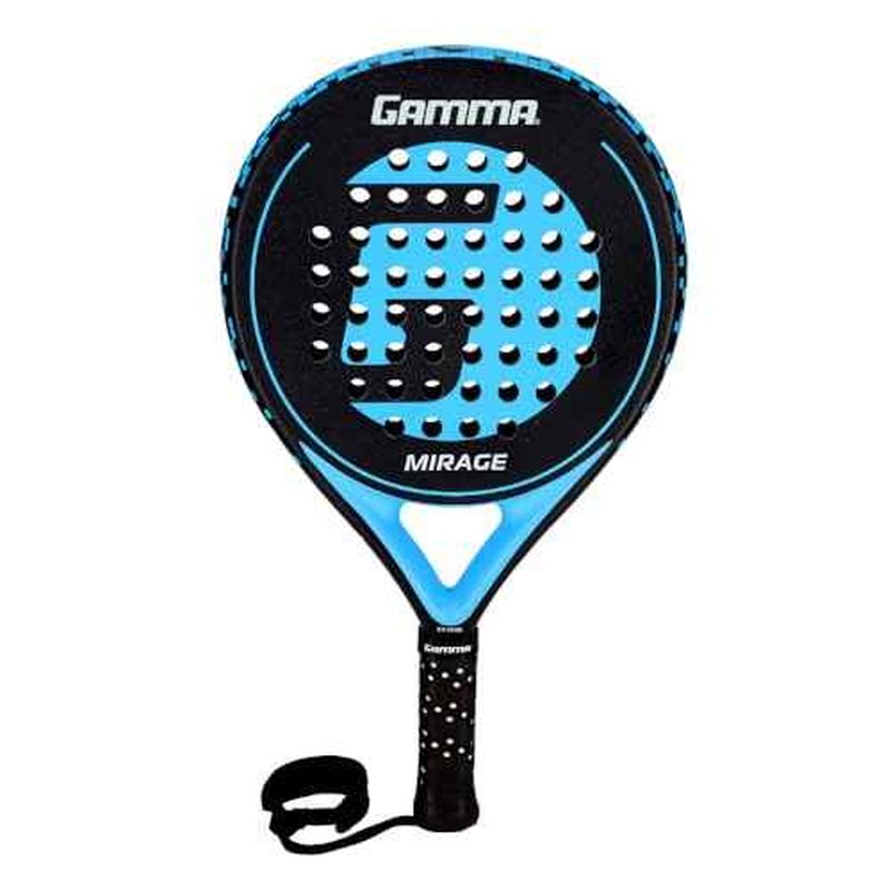 GAMMA Mirage Padel Racket ? Round Shape for Forgiveness & Maneuverability with Large Sweet Spot, Soft Feel - Enhanced Control, Spin, and Comfort for Skill Development