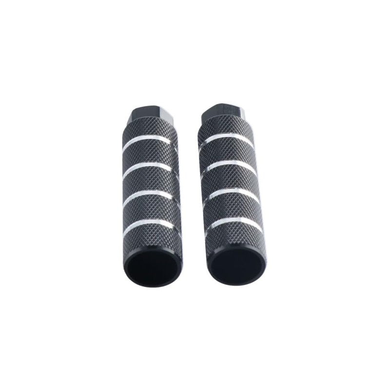 Pokinge 1 Pair Aluminum Alloy Bike Pegs, Anti-Skid Bicycle Pegs BMX Bicycle Rear Stunt Studs Pegs Lead Foot Bicycle Pegs Suitable for 3/8 inch Axle