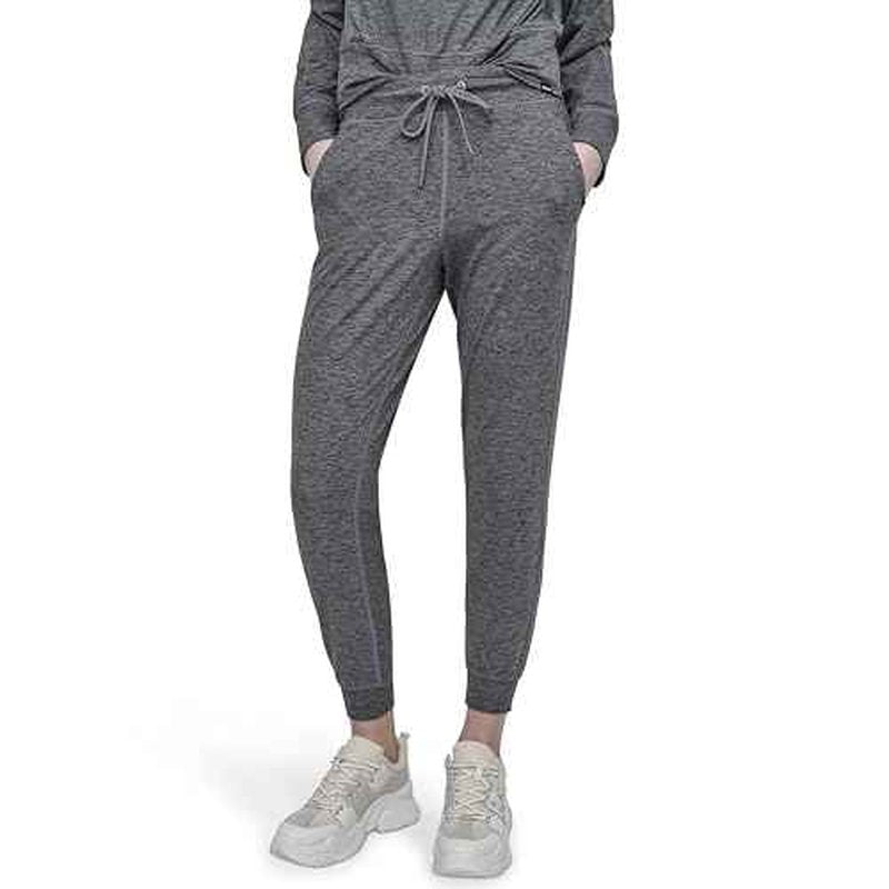 DKNY Womens High Waist Slim Fit Jogger Sweatpant