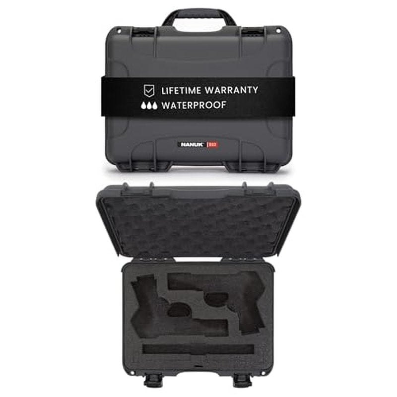 NANUK Hard Case with Custom Foam Insert for 2 up to 15 UP Professional Sporting Gear with Wheels ? IP67 Waterproof Gear Case Storage, Made in Canada