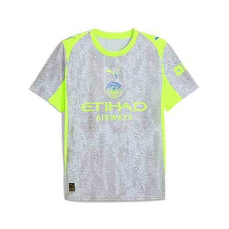 Men¡¯s Manchester City FC 2025/26 Replica Third Soccer Jersey - Pro Green