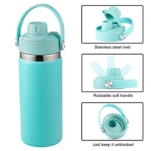 Lid for Hydro Flask 32 40 oz Wide Mouth, Replacement Lids Compatible with Hydro Flask Wide Mouth Water Bottle, Top Spout Lid with Handle, Wide Mouth Lid Chug Cap Accessories, Mt. Alpine