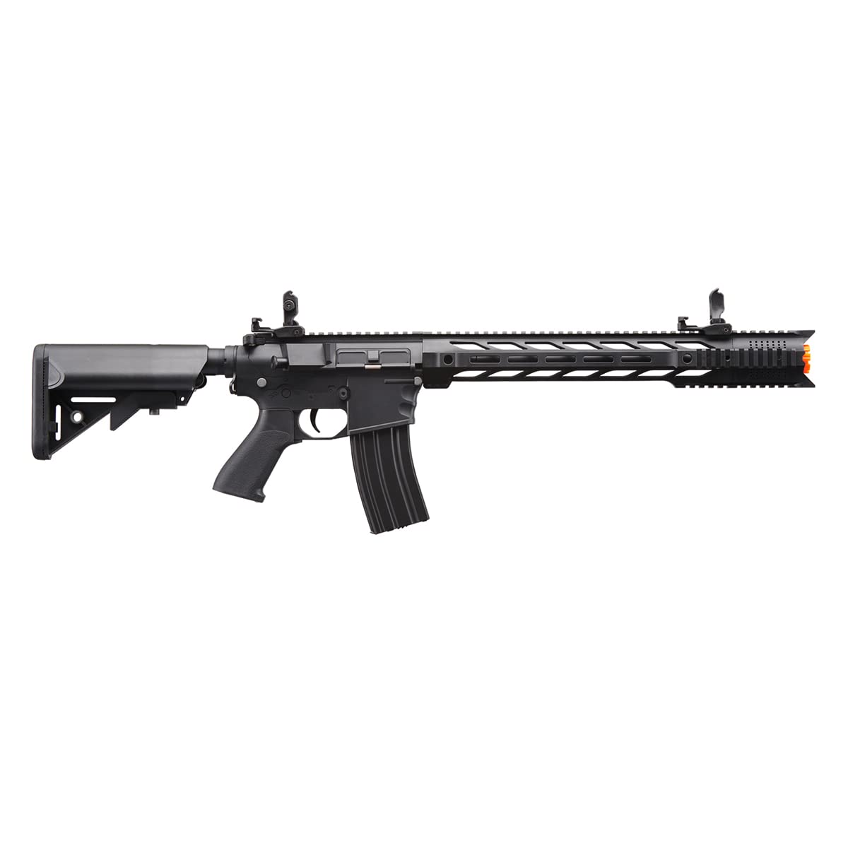 Lancer Tactical Gen 2 Durable Airsoft M4 SPR Interceptor AEG Polymer- Full/Semi-Auto, 1000 Rounds Bag of 0.20g BBS, Battery& Charger Included