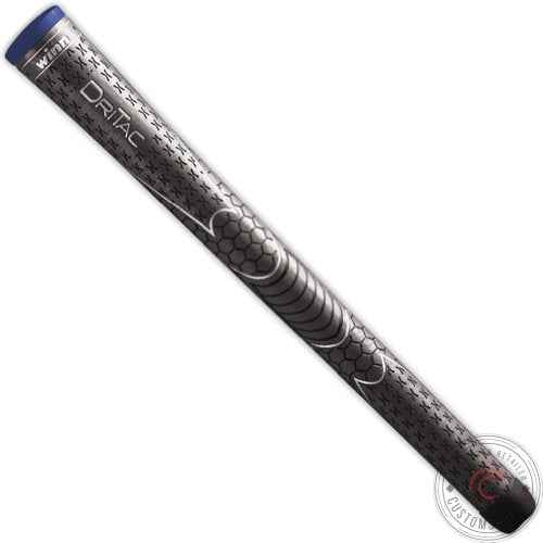 Set of 9 Winn Grips Dri-Tac Midsize (+1/16") Gray Golf Grip Bundle - Comfortable feel Tackiness Non-slip for All-Weather conditions - Shock Absorption for Arthritic and Hand Fatigue Sufferers - Winn Dry polymer material - Advanced vertical seam