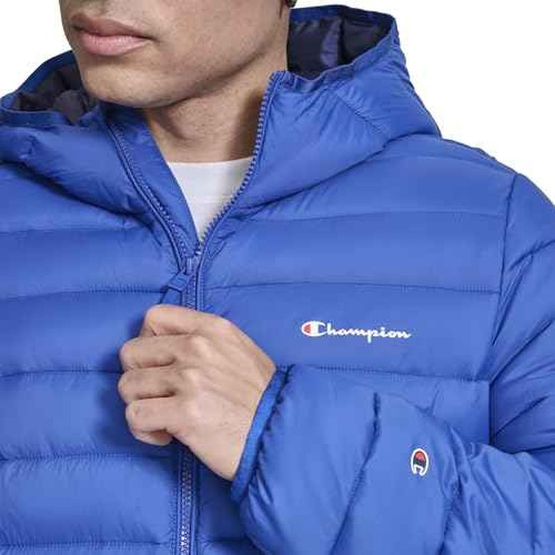 Champion mens Performance Lightweight Puffer Jacket With Hood