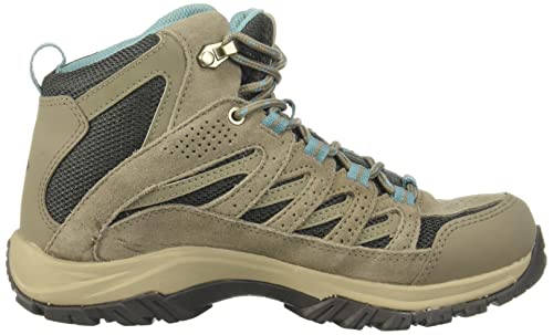 Columbia womens Crestwood Mid Waterproof Boot Hiking Shoe, New Olive, 7 US