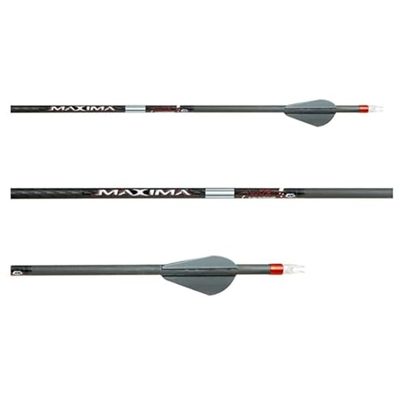Carbon Express Maxima Sable RZ Hunting Arrow (6-Pack) - TriSpine Technology, 360-Degree Spine Consistency, 10+% Increased Accuracy