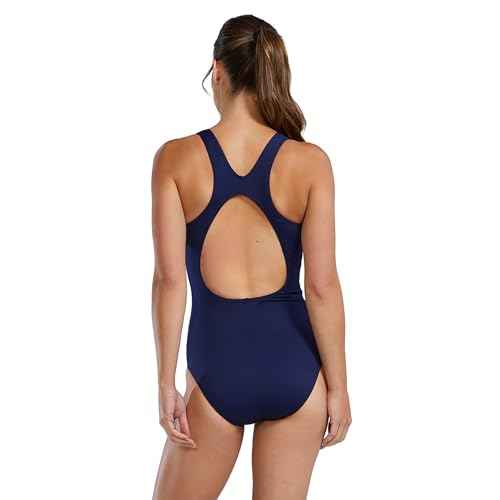 TYR Women's Durafast Elite Max Splice Controlfit One Piece Swimsuit, Navy, 20