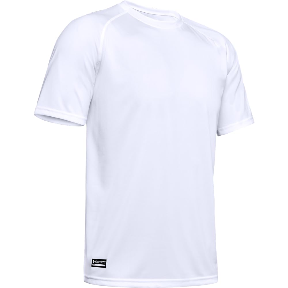 Under Armour Men's UA Tactical Tech Short Sleeve T-Shirt LG White