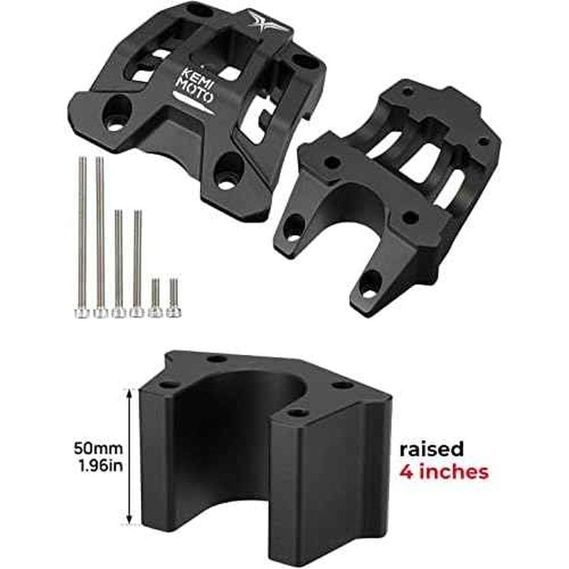KEMIMOTO Direct Mount Riser Stem Compatible with Surron Light Bee X160 X260 Segway Talaria Electric Dirt Bike for All Mountain Downhill Enduro Freerid