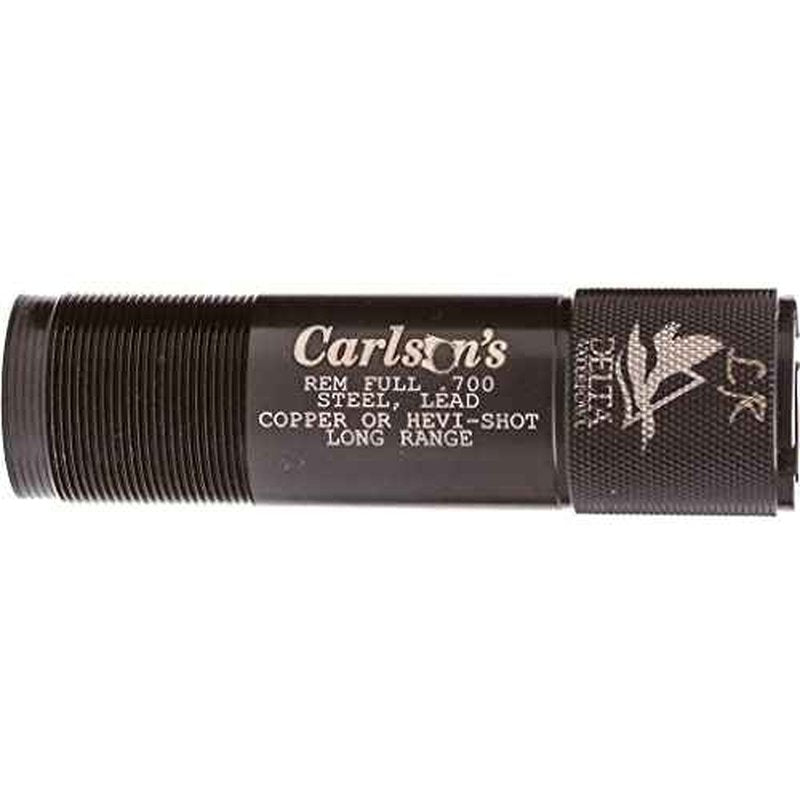 Carlsons Choke Tubes 12 Gauge for Remington [ Long Range | 0.700 Diameter ] Blued Steel | Delta Waterfowl Extended Choke Tube | Made in USA