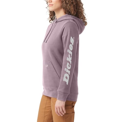 Dickies womens Heavyweight Wordmark Fleece Pullover
