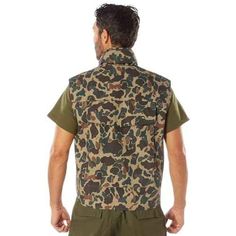 Rothco X Bear Archery Fred Bear Camo Ranger Vest ? Tactical Vest with 10 Utility Pockets - Medium