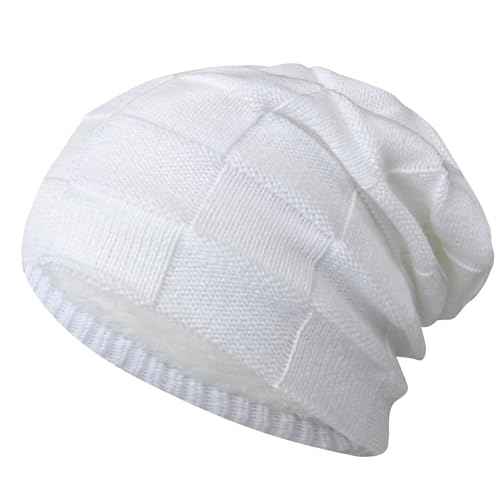 PFFY Beanie Hats for Men Women Winter Thick Warm Lined Beanies Knit Skull Cap