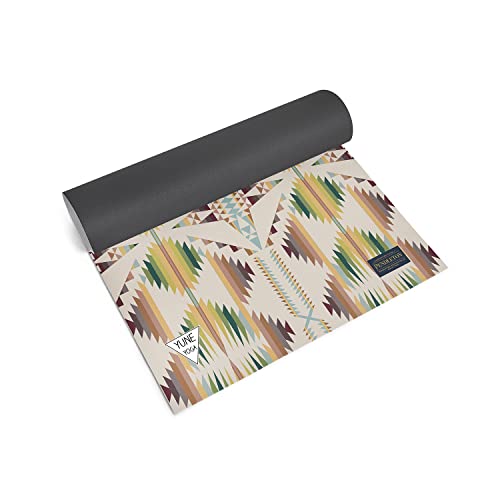 Pendleton x Yune Yoga 6mm PER Yoga Mat Premium All Purpose Exercise and Fitness Mat, Eco-Friendly, Extra Thick, Non-Slip, Anti-Tear (Pilot Rock) (FalconCove)