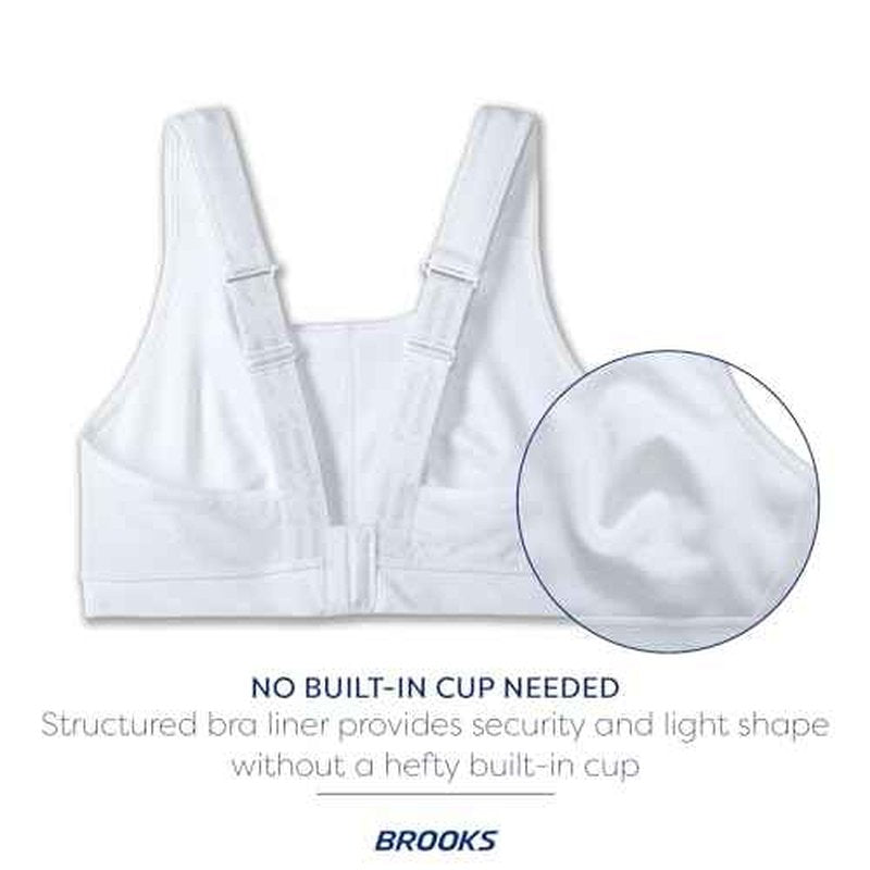 Brooks Women's Convertible 2.0 Sports Bra for High Impact Running, Workouts and Sports with Maximum Support