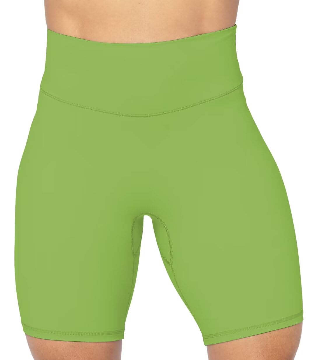 Sunzel Women's No Front Seam High Waisted Biker Shorts for Yoga Workout
