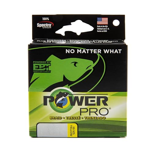 POWER PRO 21100300500W Spectra Braided Fishing Line 30Lb 500 Yd,Multi