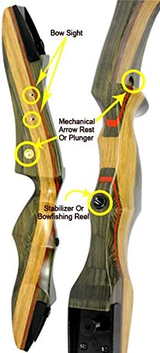 Southwest Archery Takedown Recurve Risers - Versatile Options for All Hand Orientations