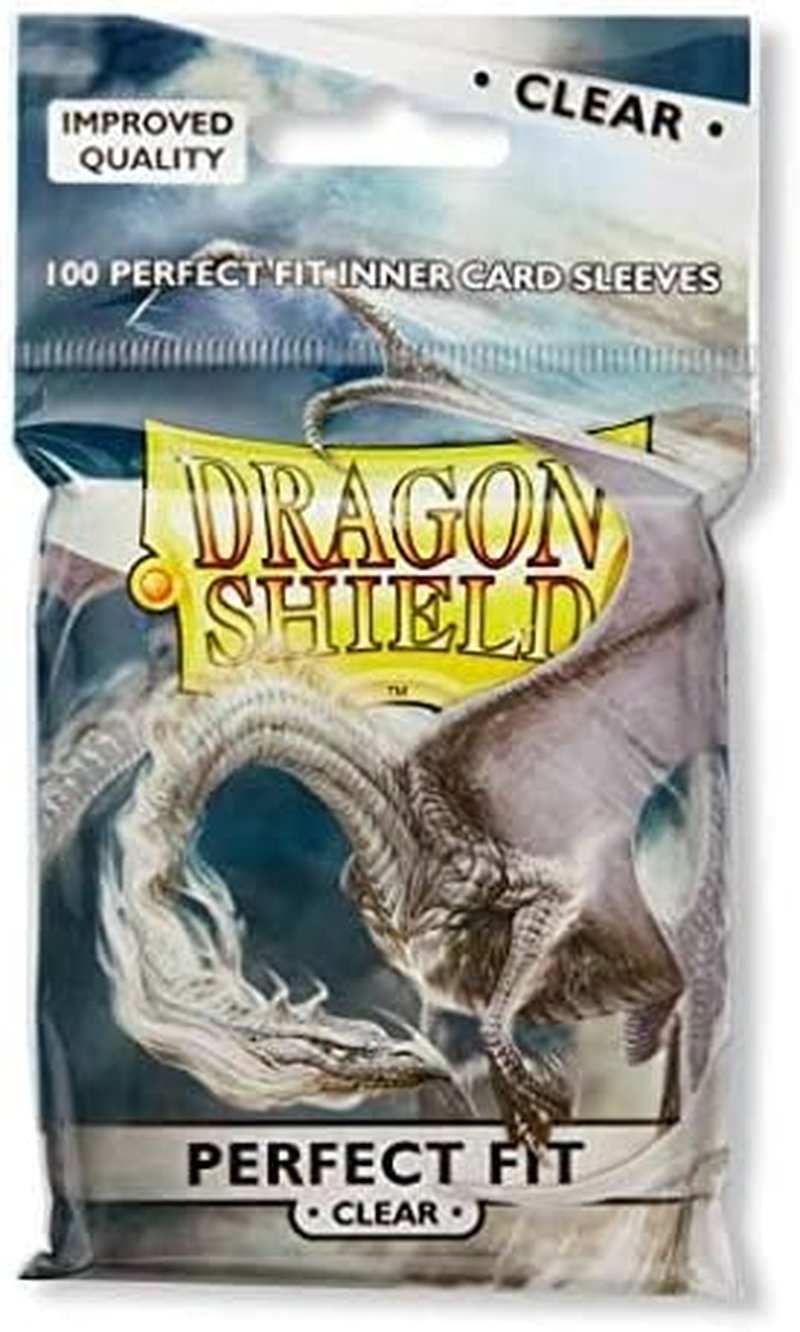 Dragon Shield Card Sleeves - Clear Inner Sleeves for Standard Size Cards | 100 Count Pack