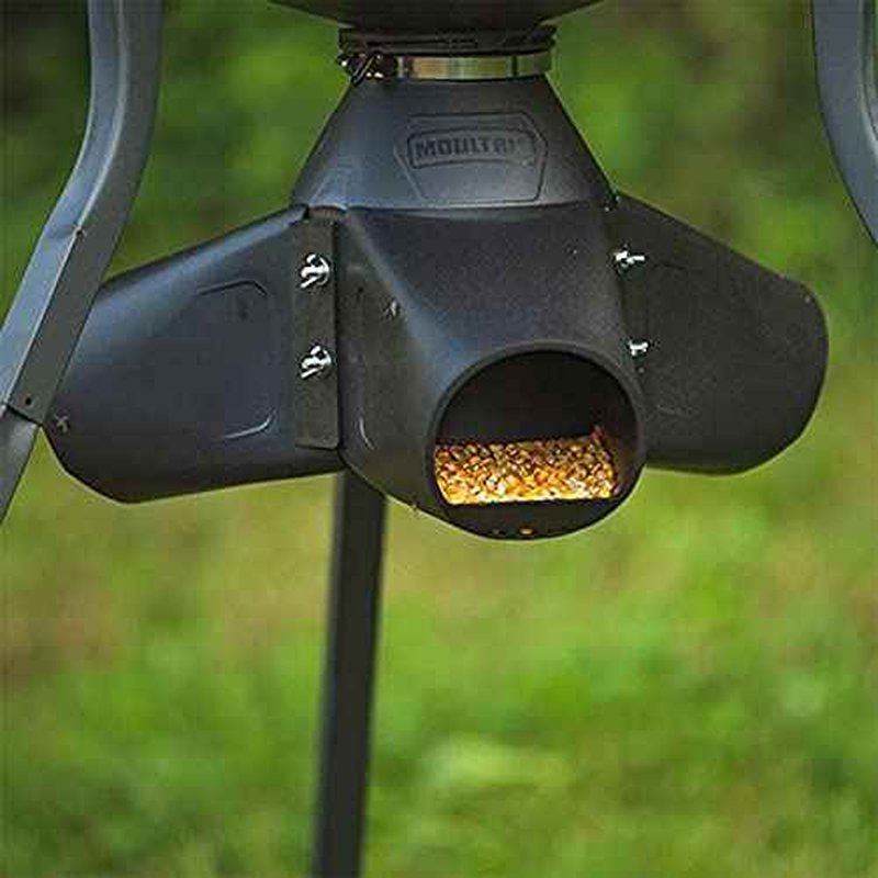 Moultrie Gravity Game Feeder Kit, Black
