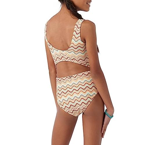 O'NEILL Girl's One Piece Bathing Suit - Medium to Full Coverage One Piece Swimsuits for Girls