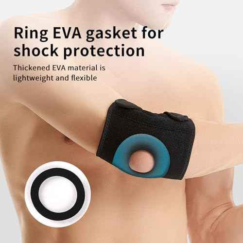 Elbow Brace for Tendonitis & Tennis Elbow Relief, Arthritis Support, Adjustable Compression Sleeve Wrap for Men & Women, Sports Injury Recovery, Golfer¡¯s Elbow, Bursitis, Sprains/Strains Pain Relief