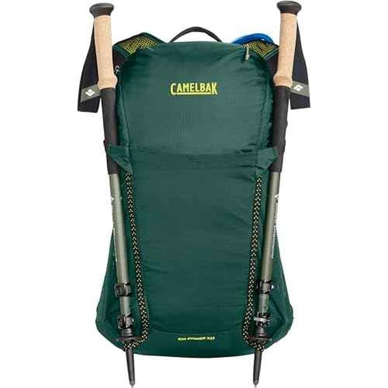 CamelBak Rim Runner X22 Hiking Hydration Backpack with 1.5L Crux Reservoir, Bistro Green