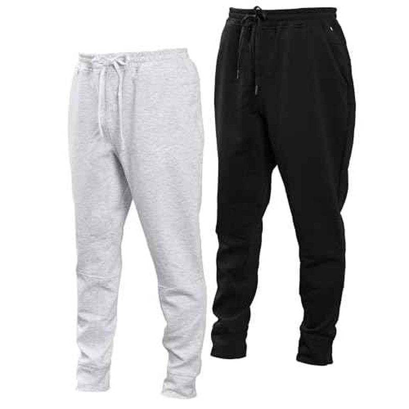 Kenneth Cole REACTION Stretch Scuba Knit Tapered Sweatpants for Men 2-Pack, Active Mens Joggers with Pockets Pack of 2