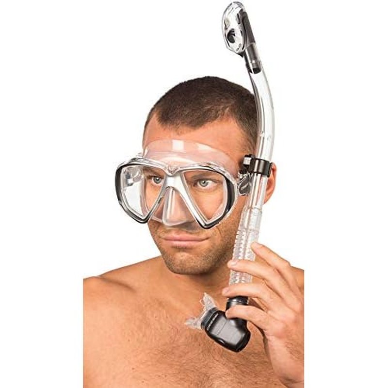 Cressi Perfect View Scuba Diving, Snorkeling Mask in Pure Comfortable Silicone - Liberty Duo: Designed in Italy