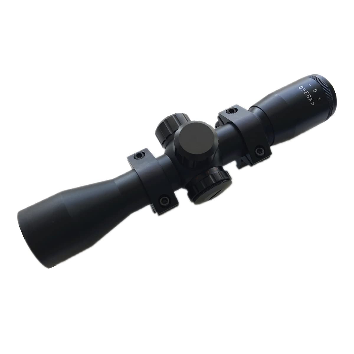 NyLeabon 4x32 Crossbow Scope, Red and Green Illuminated Scope, Glass Etched Reticle Scope, Compact Aiming Sight
