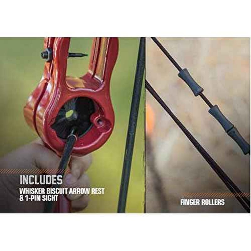 Bear Archery Flash Bow Set for Youth, Recommended Ages 11-14, Ambidextrous, Continuous Draw Weight Up to 18 lb., Continuous Draw Length Up to 24-inches