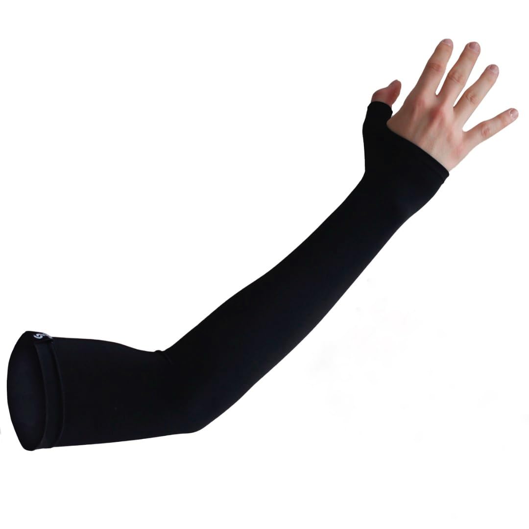 Selerity Compression Cooling Gaming Arm Sleeve for PC (Black, M, Open Palm 2.0)