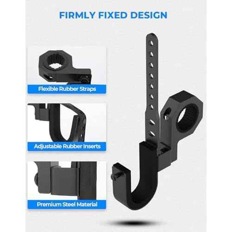 KEMIMOTO UTV Hunting Tool Holder Rack, Roll Bar UTV Tool Holder Shovel Mount Bow Rack Fits 1.75¡±- 2¡± Roll Bars