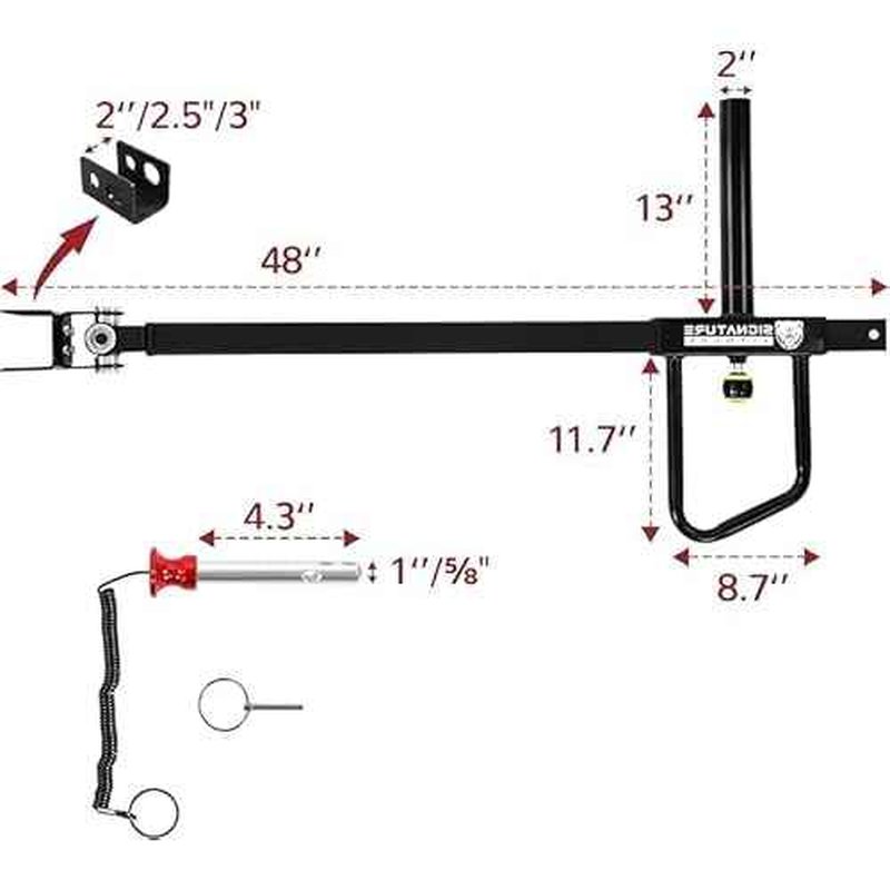 Fitvids 2nd Gen Heavy-Duty Lever Arms - 600 LB Weight Capacity Per Arm, Universal Fit for Any Power Rack, for Maximize Your Strength Training (Pair)
