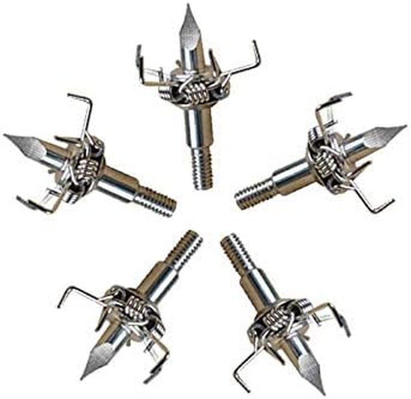 NIKA Archery 100 Grain Judo Broadheads - 5 Claw Hunting Arrow Tips for Small Game | 12 Pack