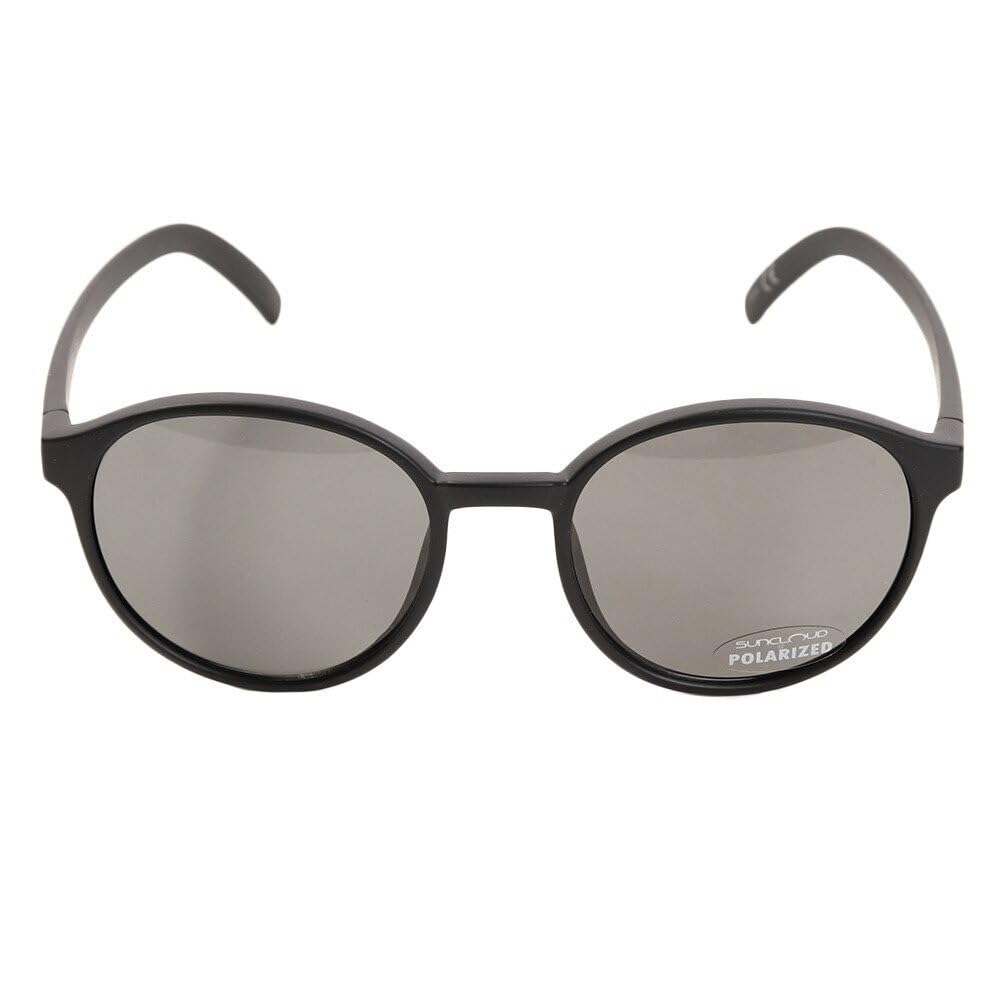Suncloud Low Key Polarized Sunglasses in Matte Black with Grey Lenses 50mm